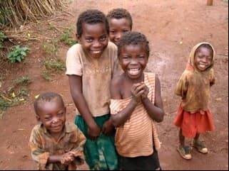 African children from 2021 July Newsletter.