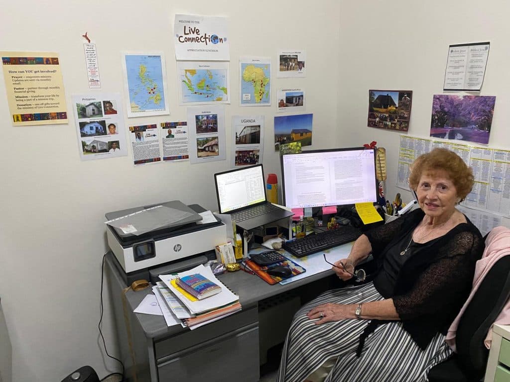 Anne office from 2025 April Newsletter.